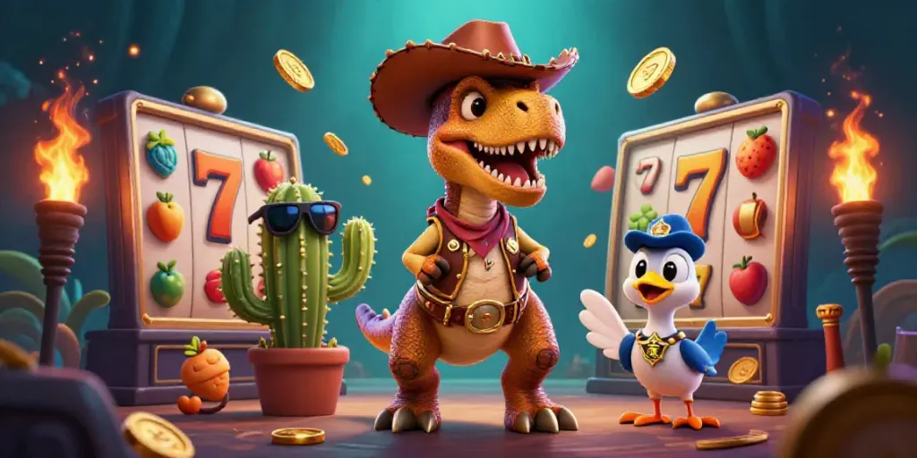 Experience thrilling slots with 33win featuring animated games and vibrant characters.