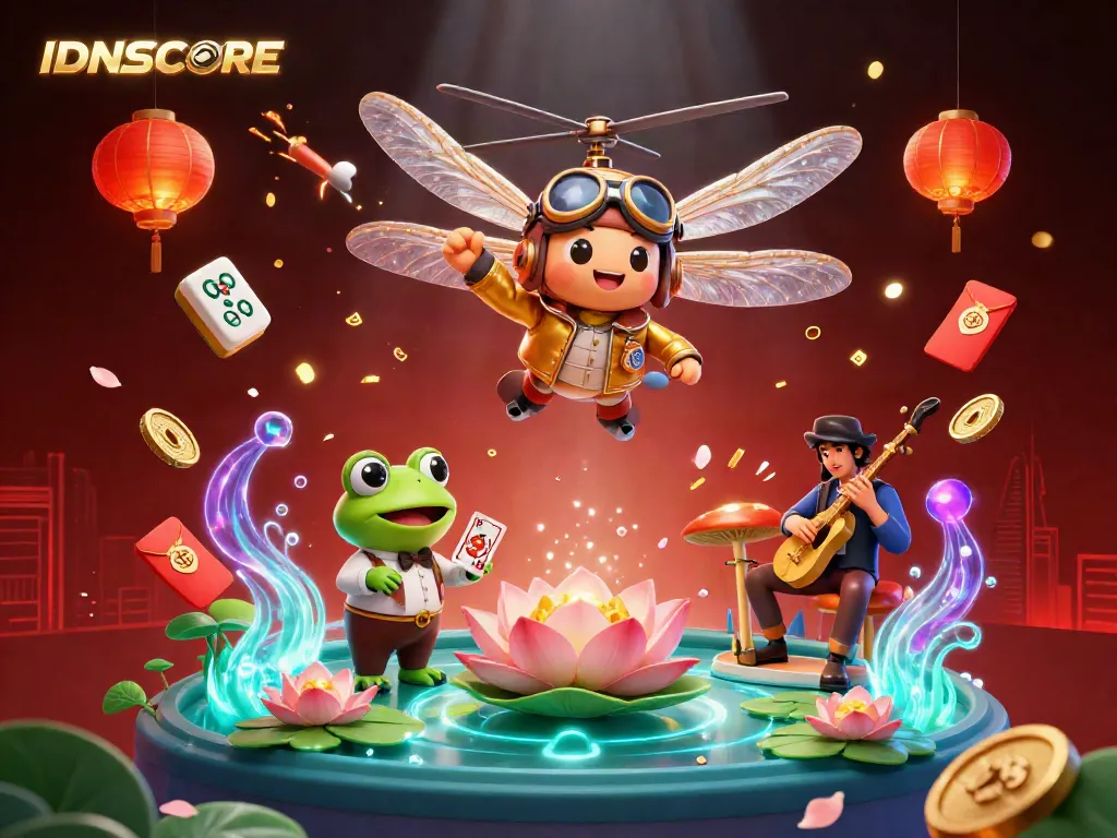 Experience thrilling action at IDNSCORE with vivid casino games and captivating characters.