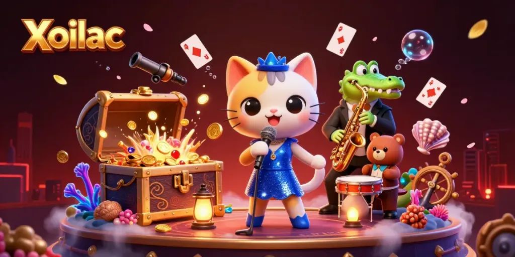 Xoilac brings high-energy casino entertainment to life with vibrant characters and dynamic game elements.