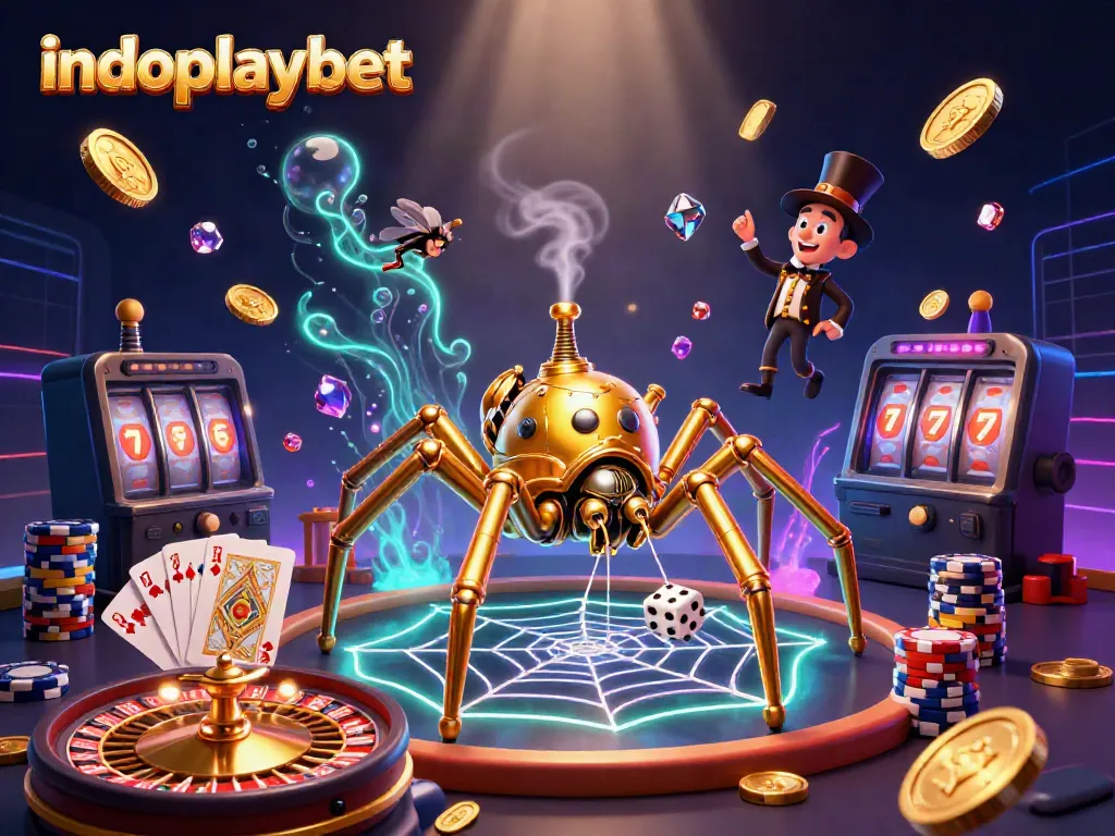 Indoplaybet menghadirkan suasana kasino dengan karakter unik dan elemen permainan yang menawan.