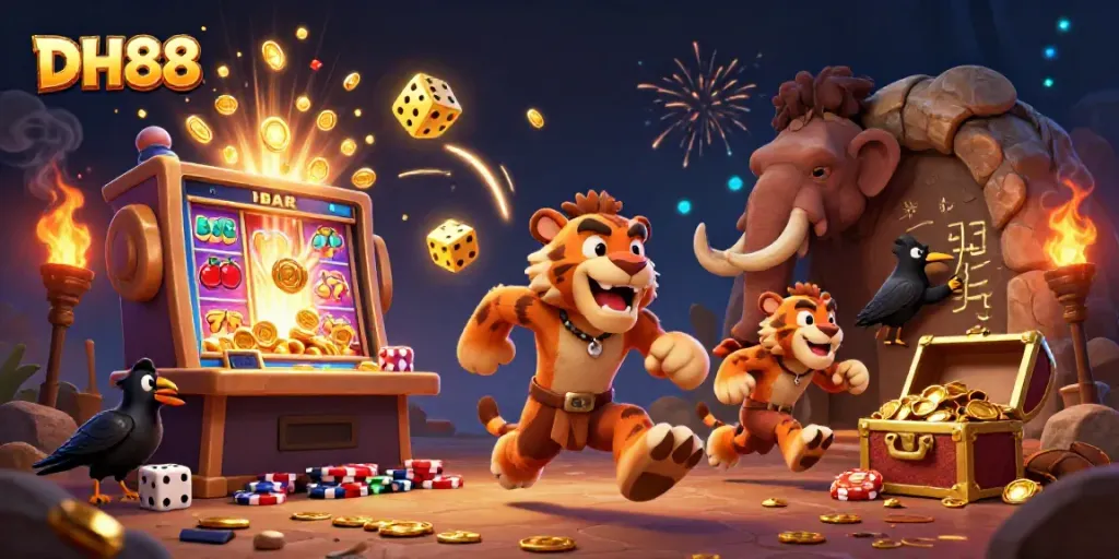 Experience exciting gameplay at DH88 with vibrant casino action and engaging characters.